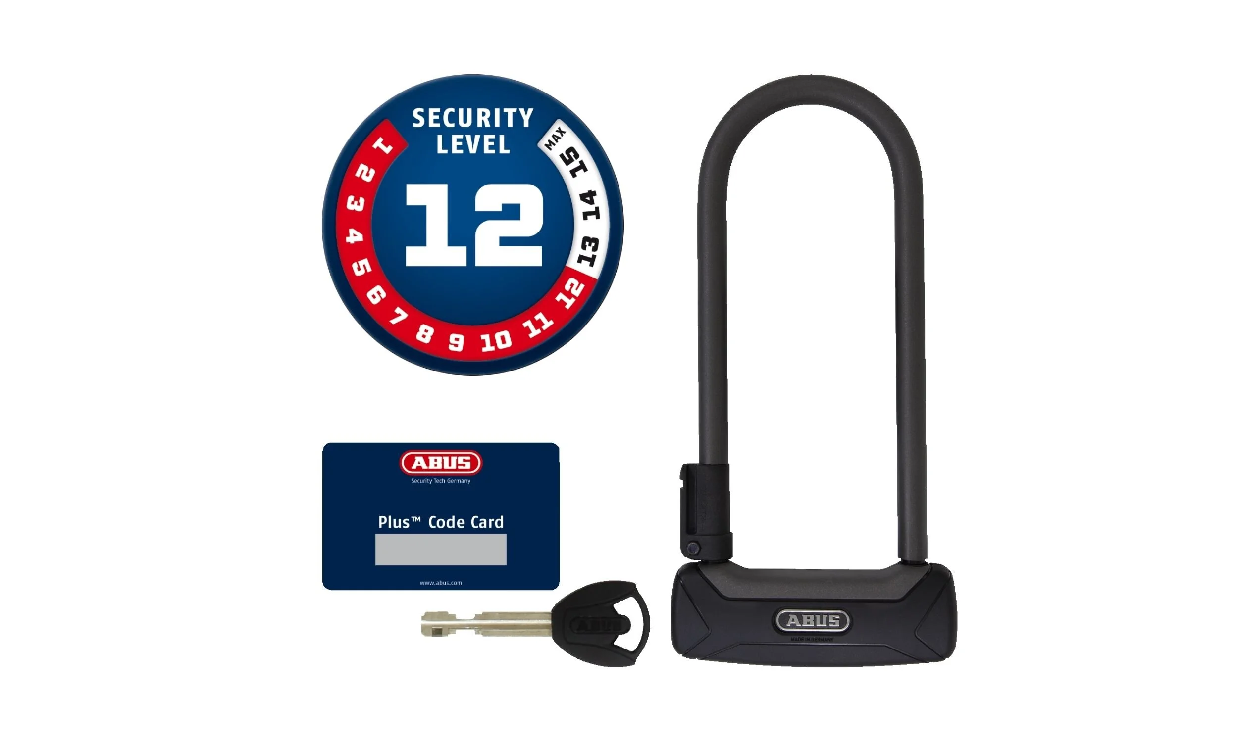 ABUS | U-SHACKLE GRANIT XPLUS 540/160H — CICLO EBIKES